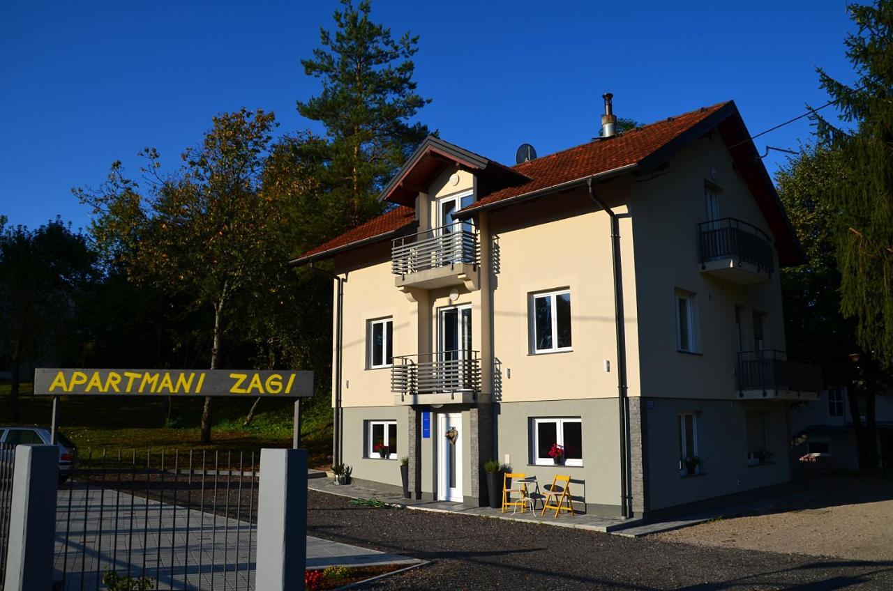 Apartmani Zagi Rakovica Bagian luar foto